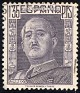 Spain - 1946 - General Franco - 1.35 PTS - Dark Purple - Dictator, Army General - Edifil 1001 - 0